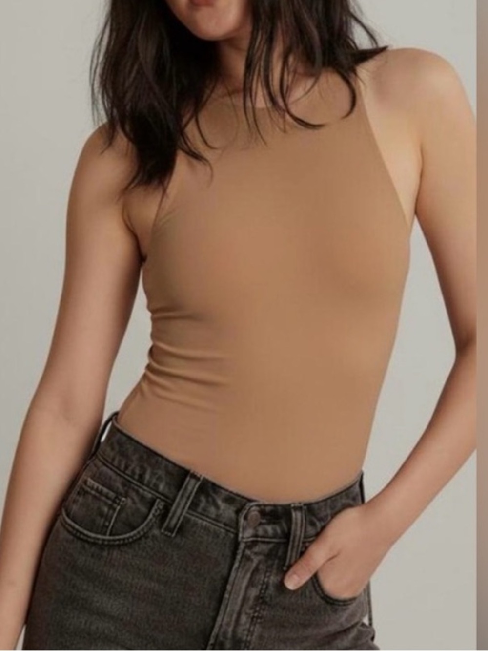 Abercrombie Soft A&F High Neck Bodysuit